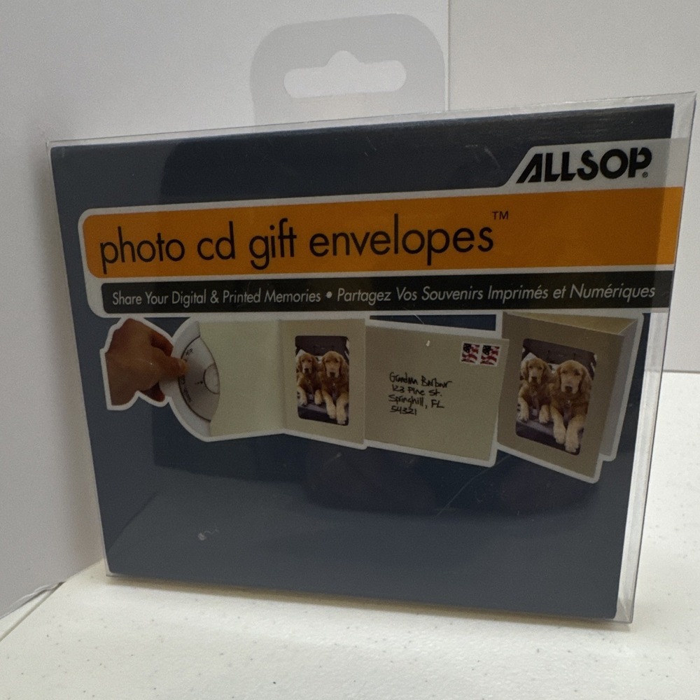 ALLSOP Photo CD Gift Envelopes #2856 Holds 4x6 Print & Photo CD